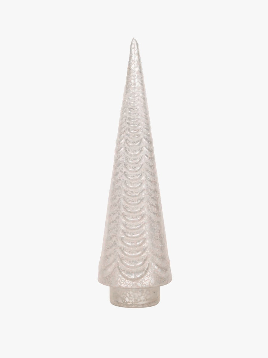 Ivory Pleated Table Top Tree