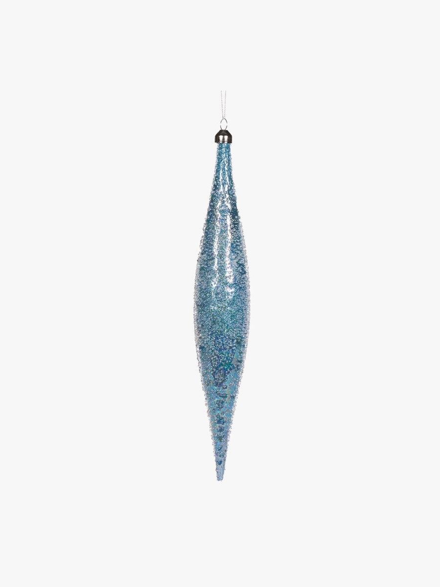 Pale Blue Bubbles Diamond Drop