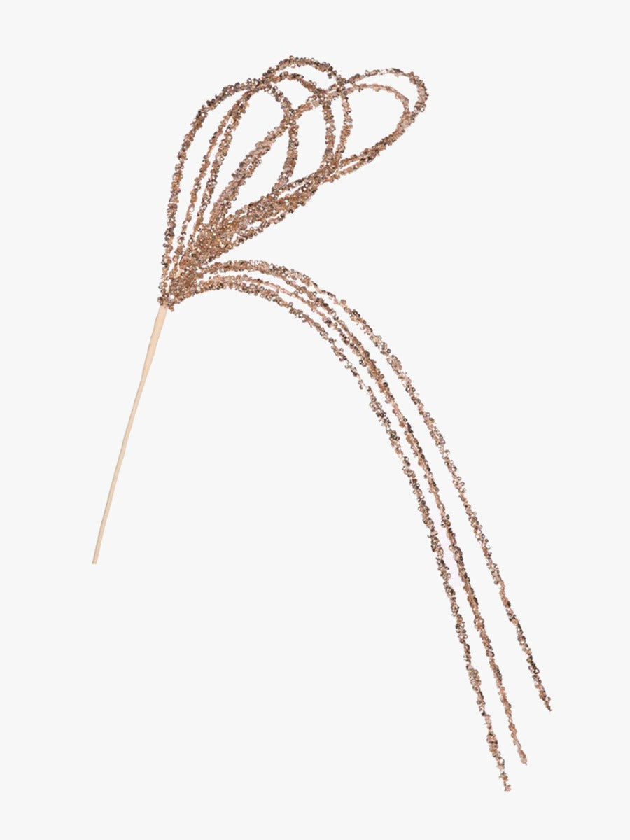 Rose Gold Beaded Loop Spray