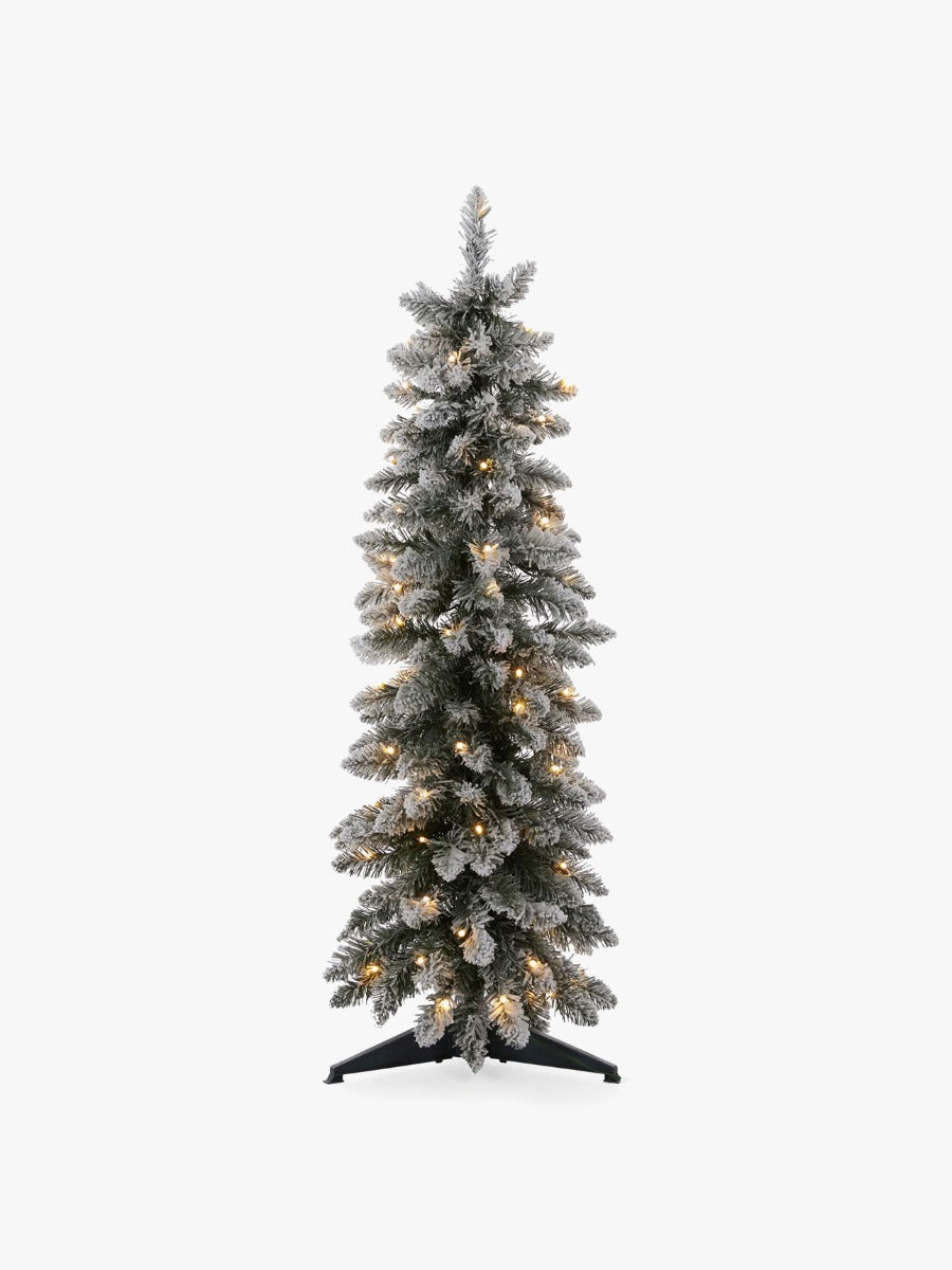 Led Fir Snow Christmas Tree - 106cm