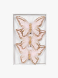 Pink Butterfly Clips - 3 Pack