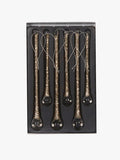 Champagne Beaded Icicles - 6 Pack