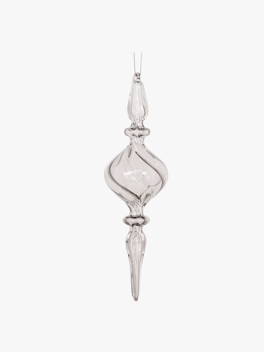 Ornate Finial in Smokey Grey