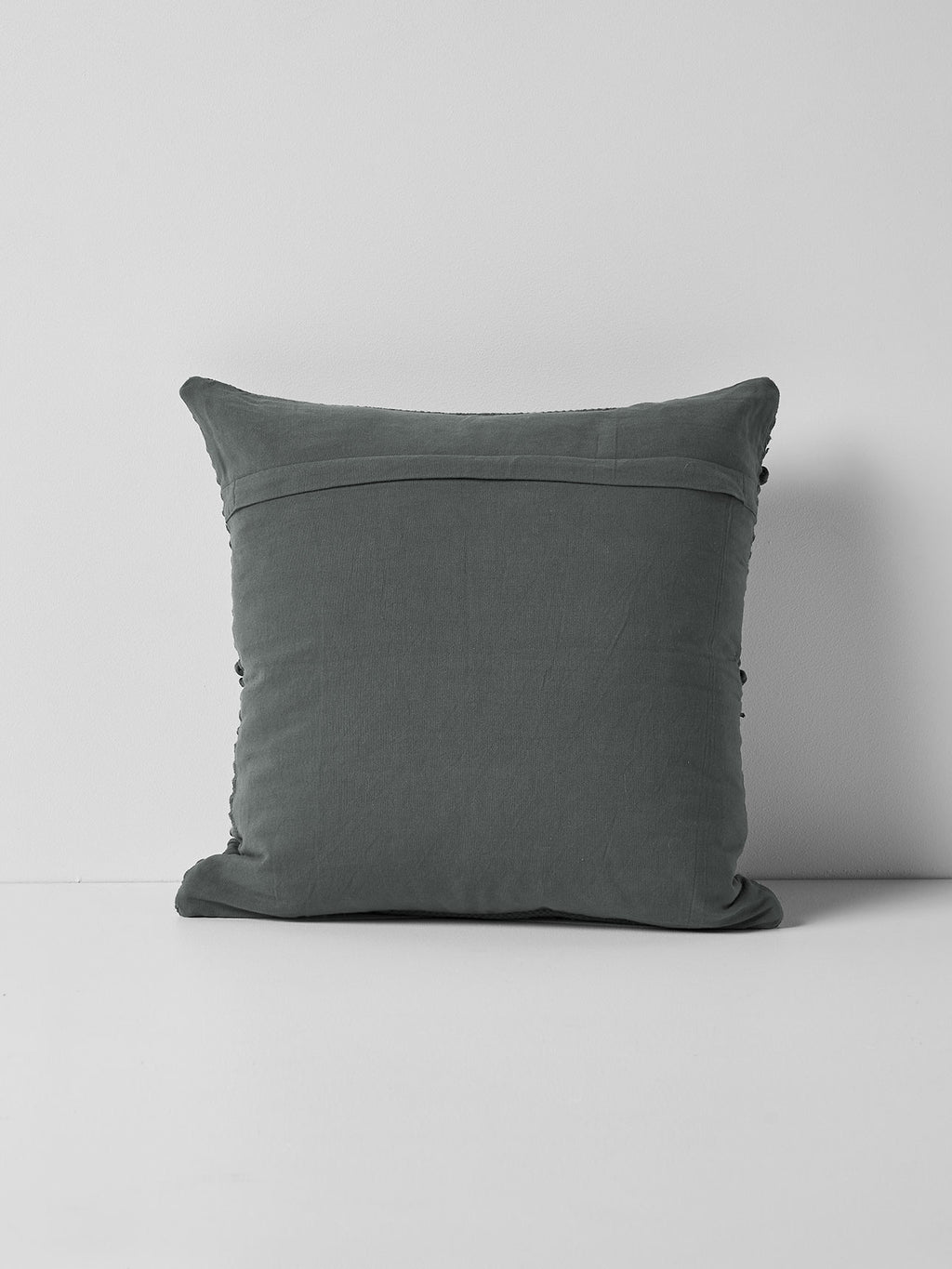 Husk Square Cushion in Charcoal
