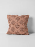 Husk Square Cushion in Clay
