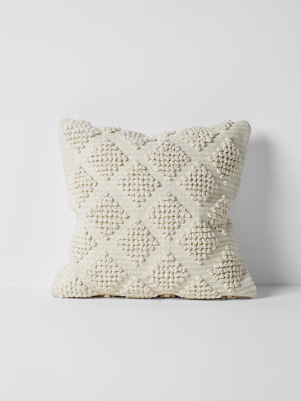 Husk Square Cushion in Ivory
