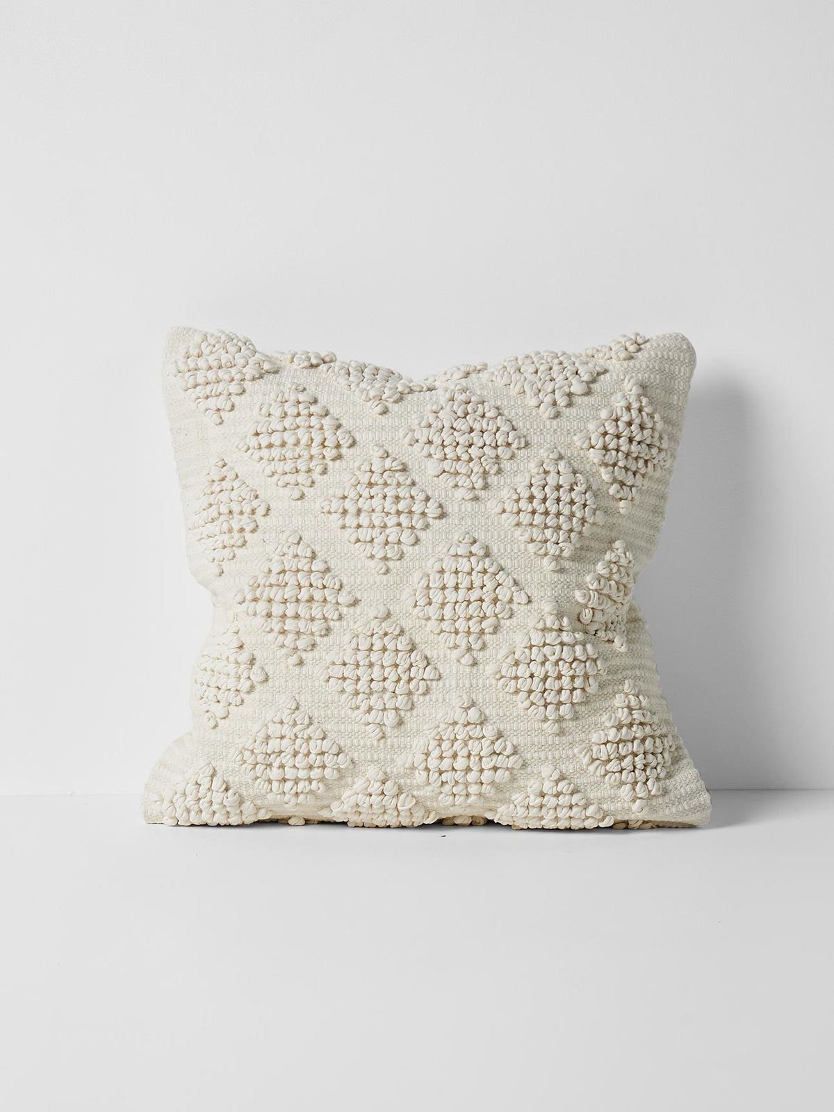 Husk Square Cushion in Ivory
