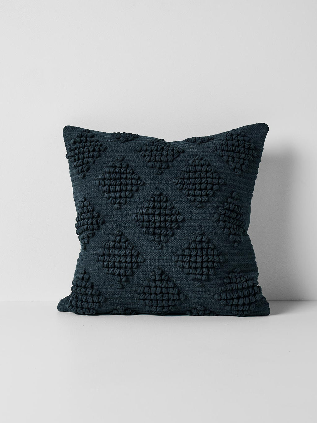 Husk Square Cushion in Slate
