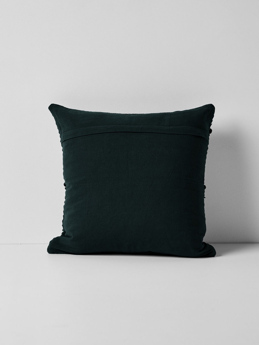 Husk Square Cushion in Slate