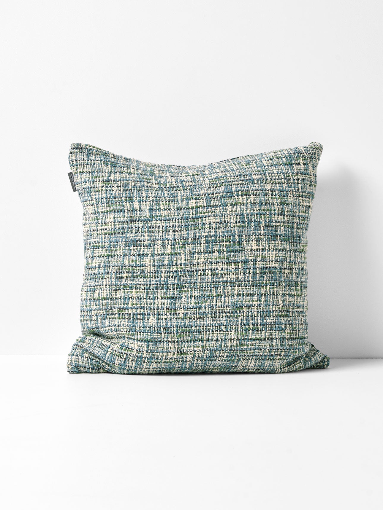 Hutton Square Cushion in Azure