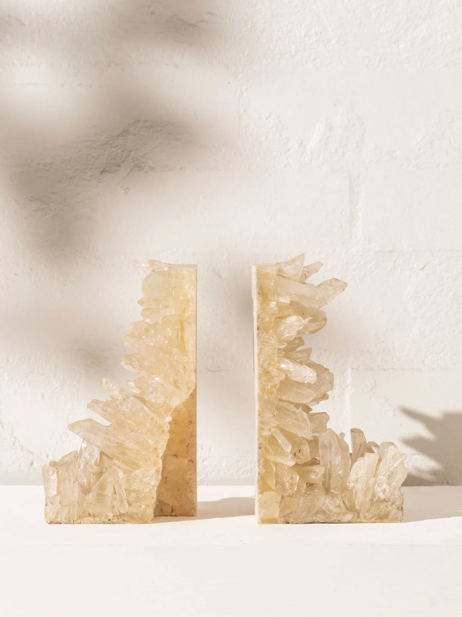 Arrius Quartz Bookends