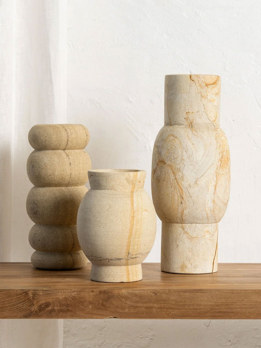 Ianthe Sandstone Vase - Large