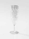 Flemington Acrylic Champagne Flute in Clear
