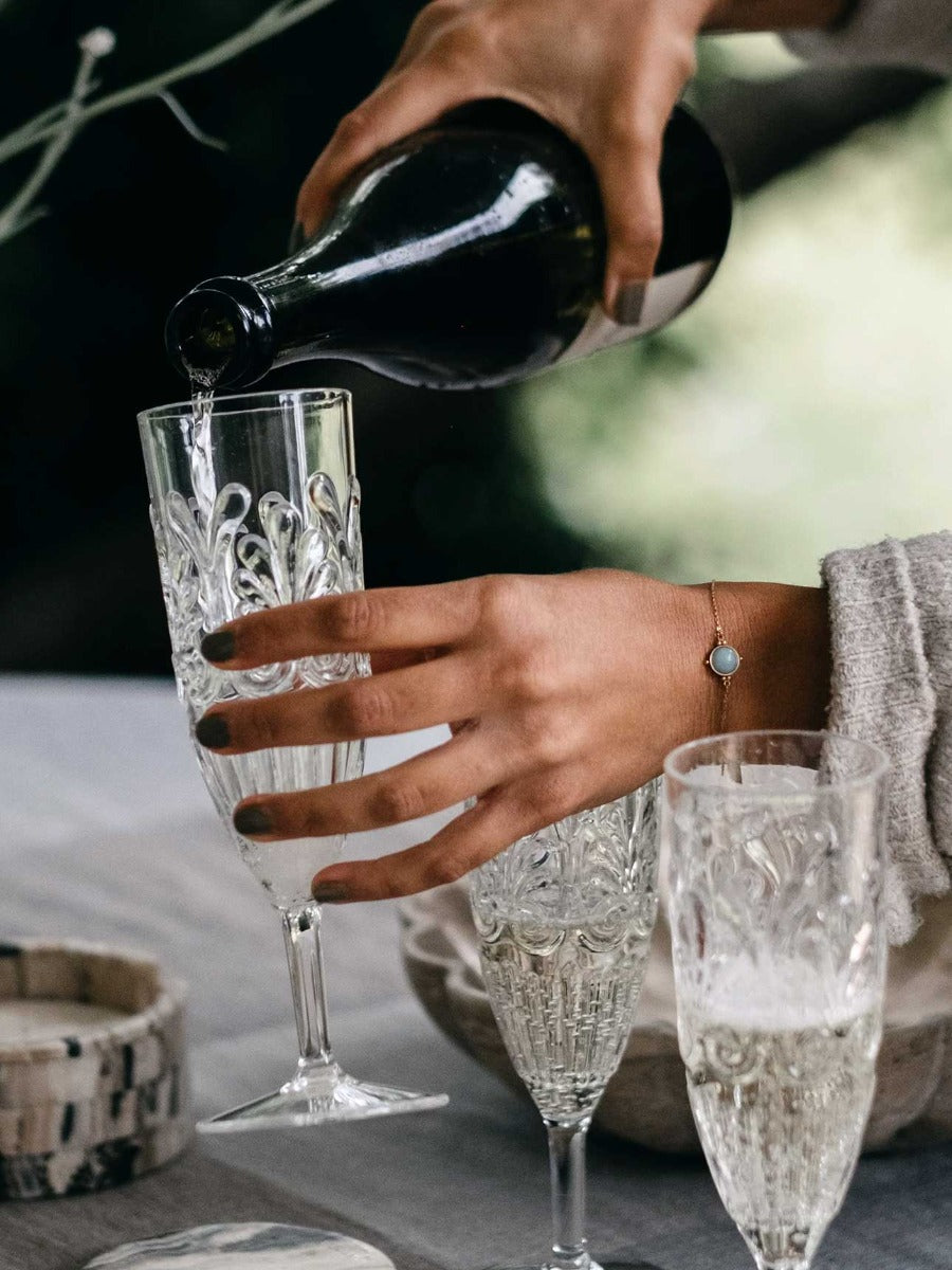 Flemington Acrylic Champagne Flute in Clear