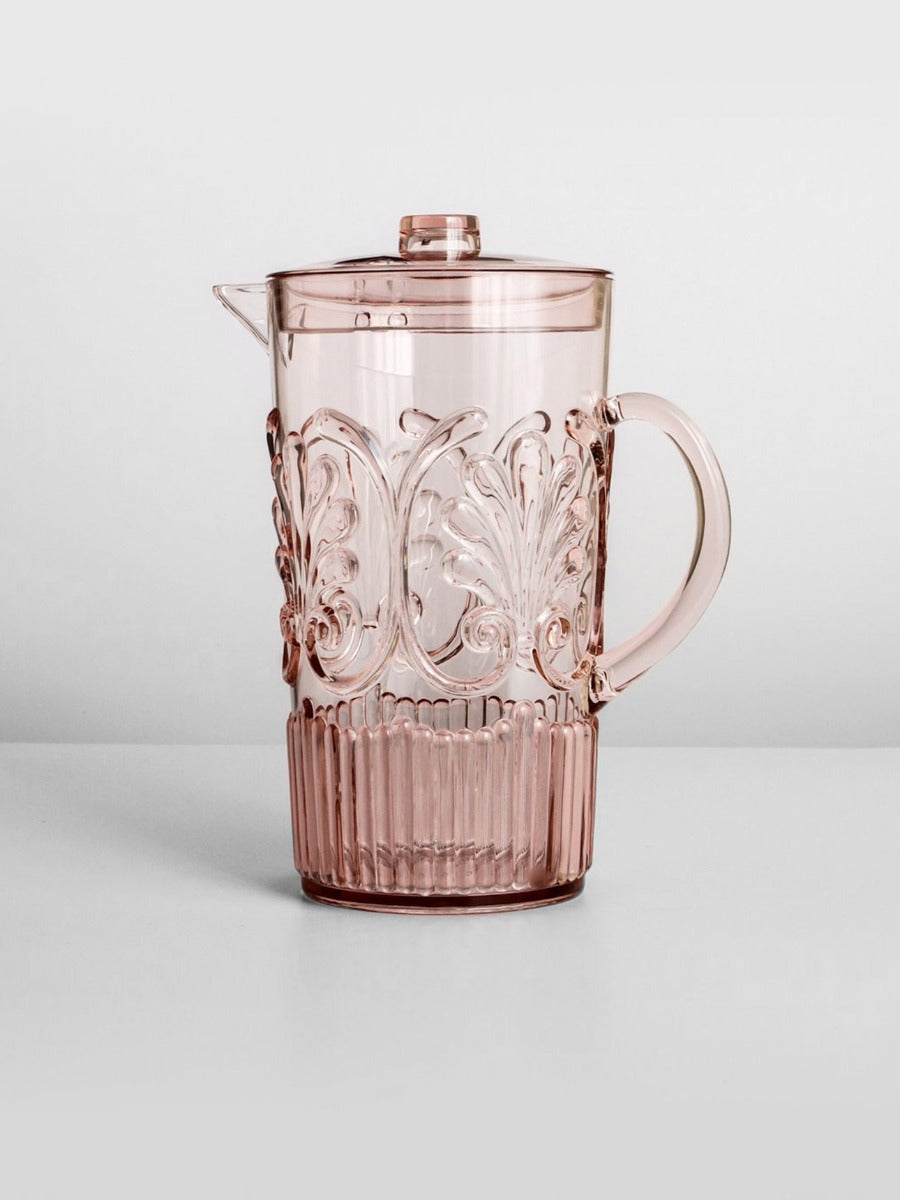 Flemington Acrylic Jug in Pale Pink