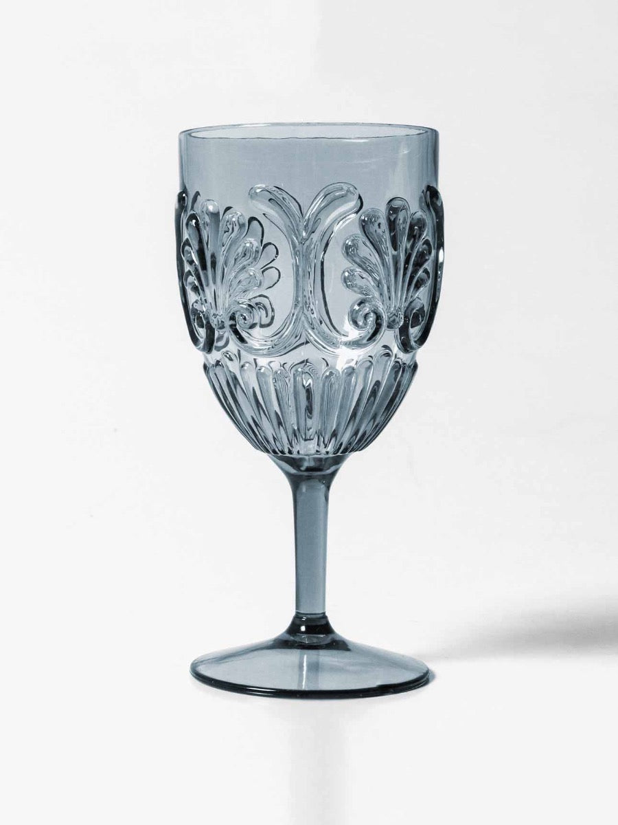 Flemington Acrylic Wine Glass in Blue
