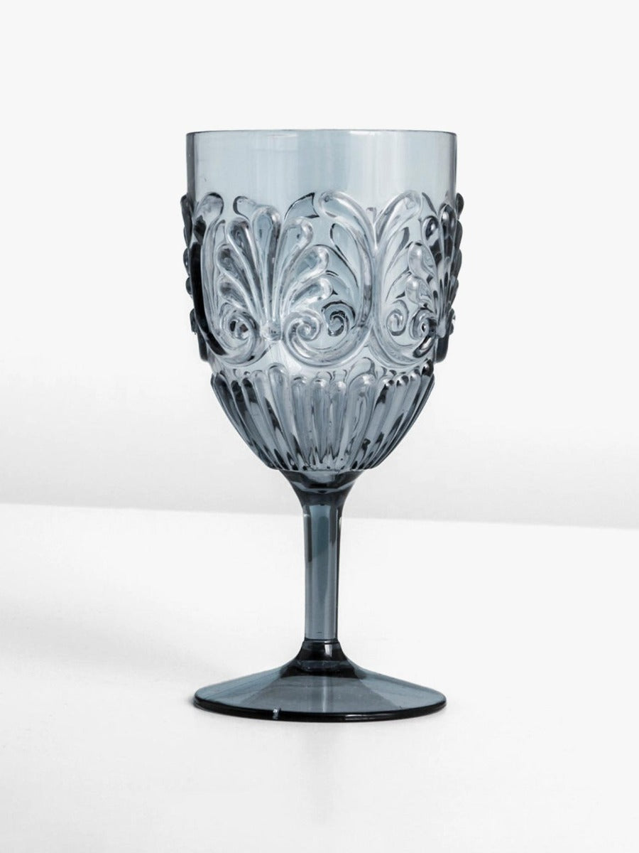 Flemington Acrylic Wine Glass in Blue
