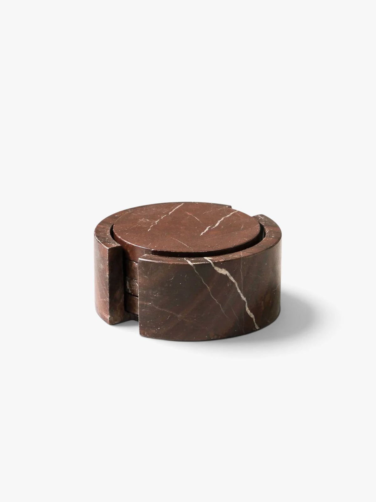 Odite Coasters in Rosso Levento - 4 pack