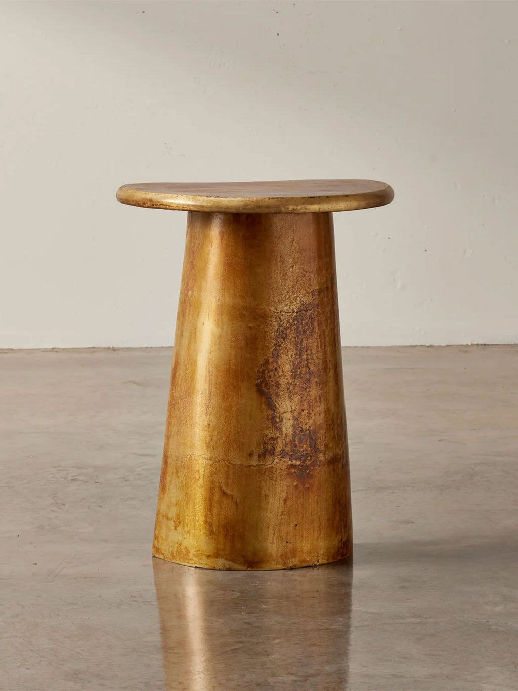Sienna Side Table in Brass