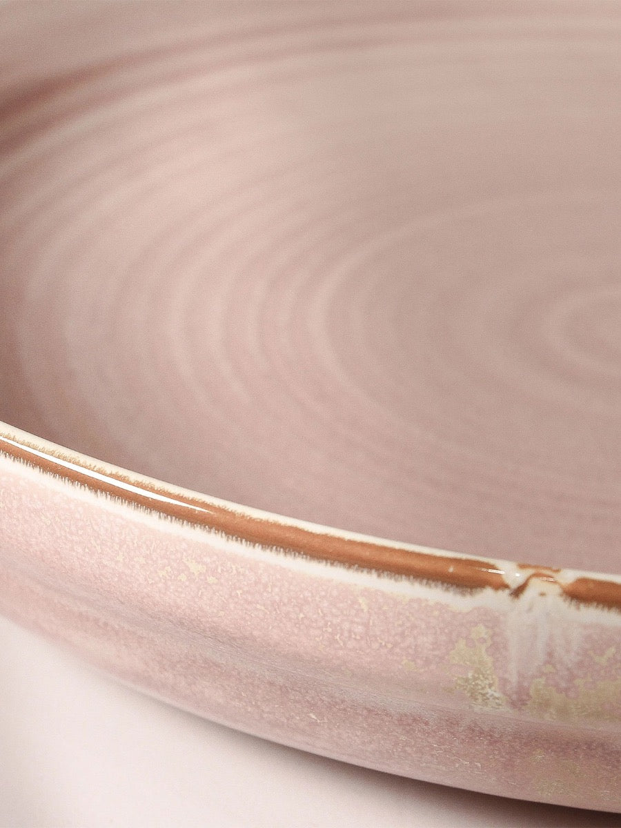 Suiki Serving Bowl in Pink Clay - XL