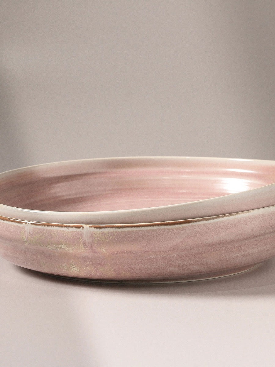 Suiki Serving Bowl in Pink Clay - XL