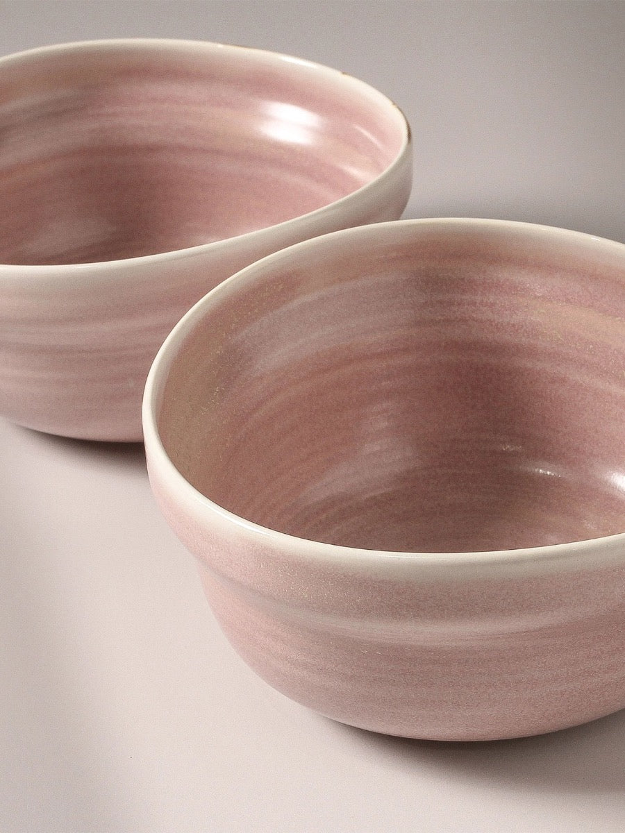 Suiki Serving Bowl in Pink Clay - Large