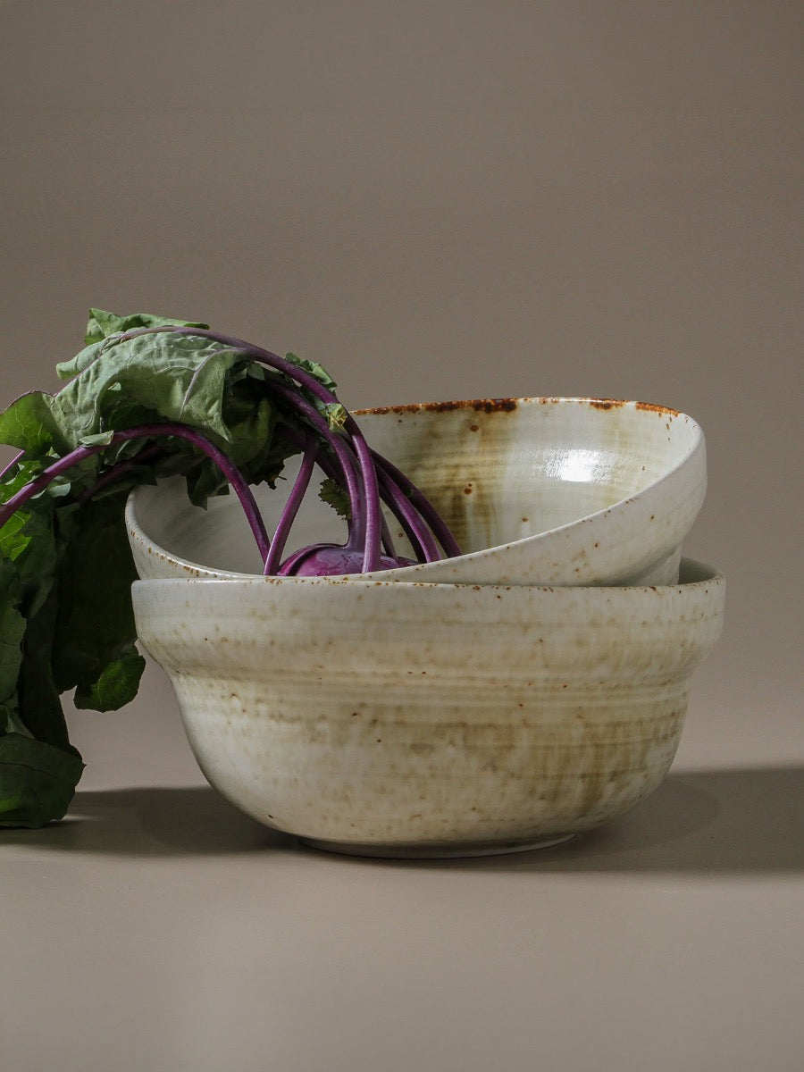 Suiki Serving Bowl in White - Large