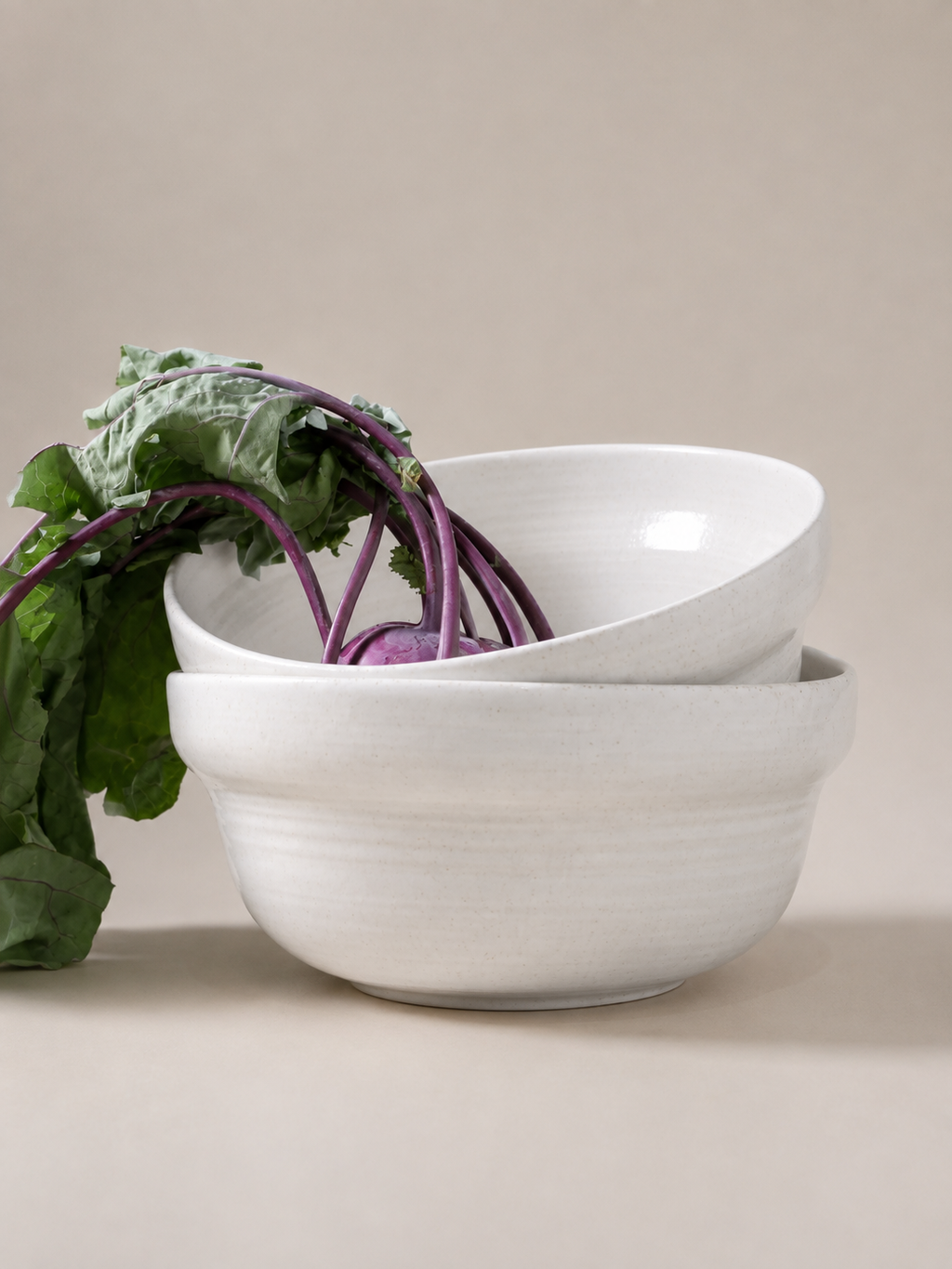 Suiki Serving Bowl in White - Large