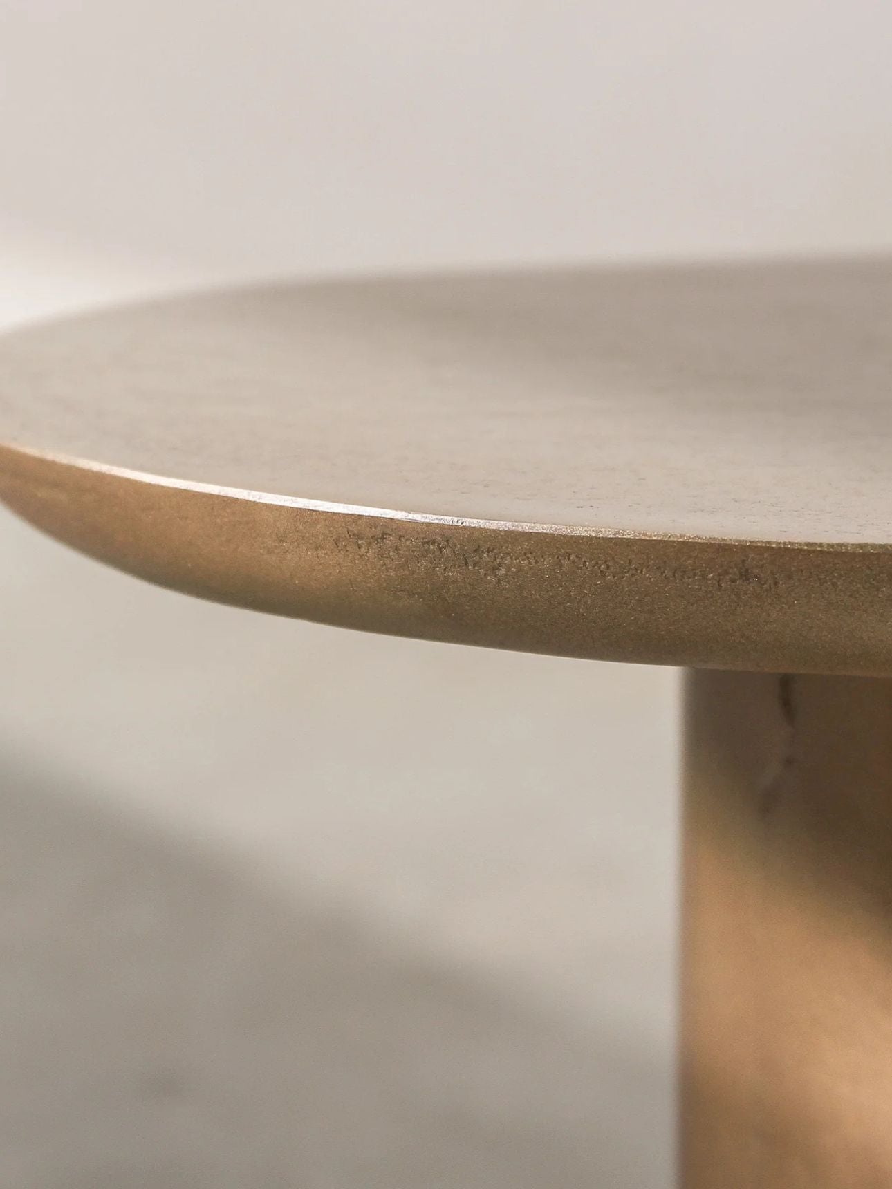 Vero Side Table in Antique Brass