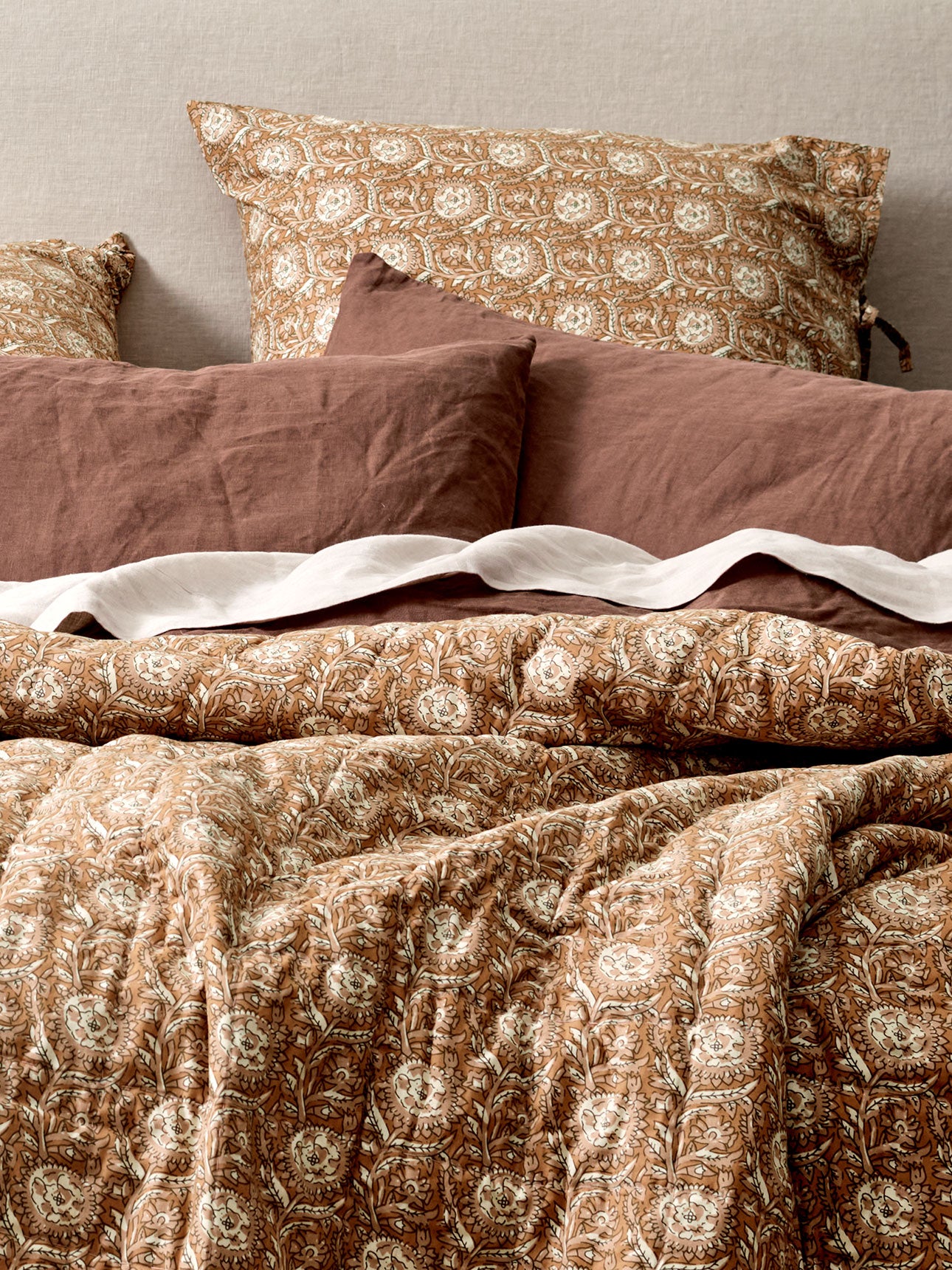 Jaipur European Pillowcase in Bronze