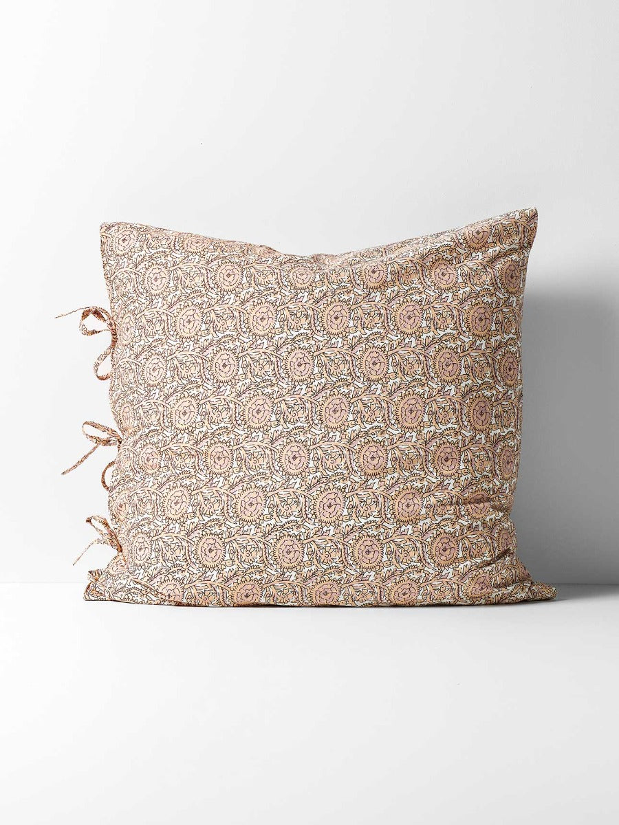 Jaipur European Pillowcase in Blush