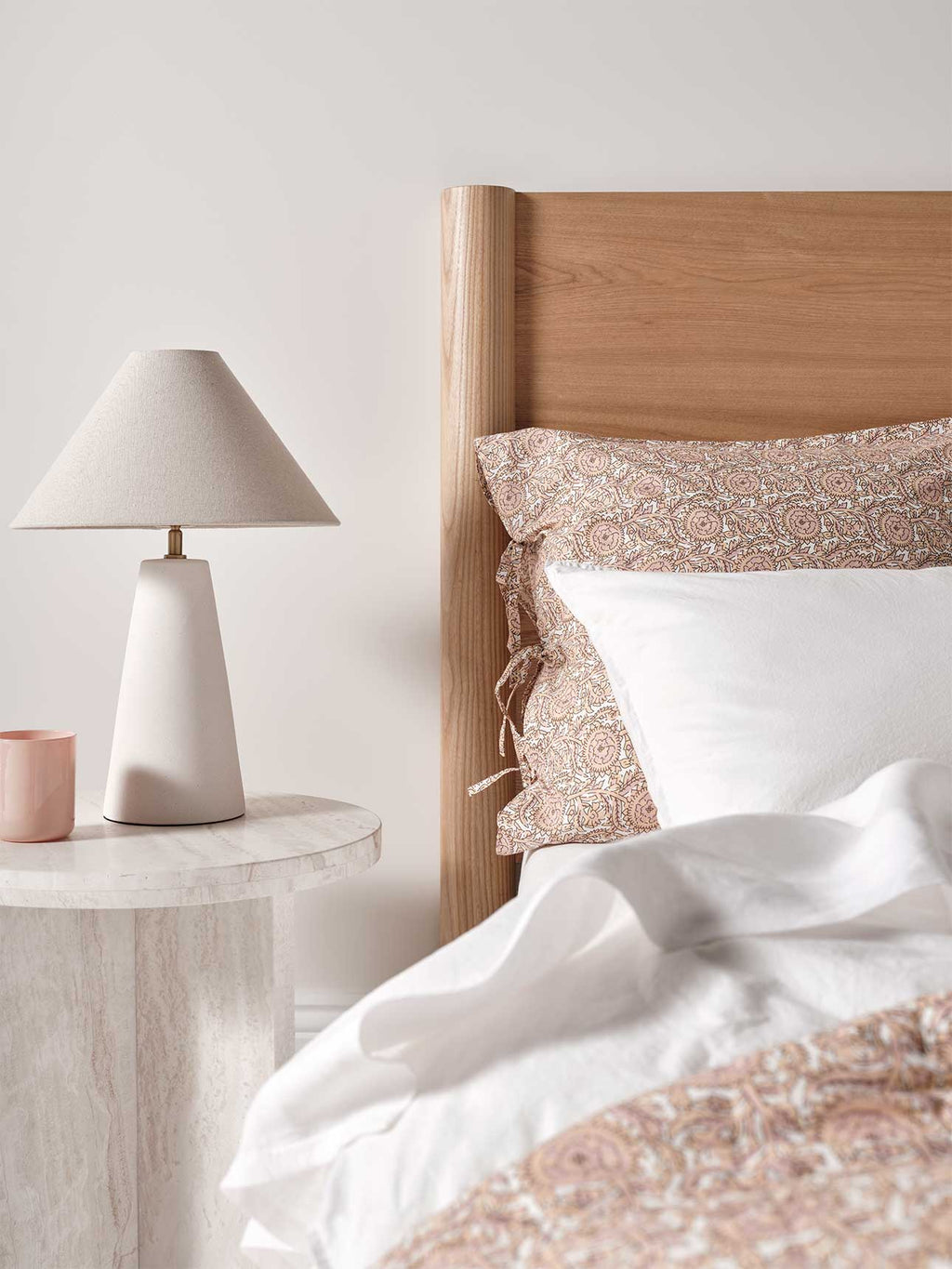 Jaipur European Pillowcase in Blush