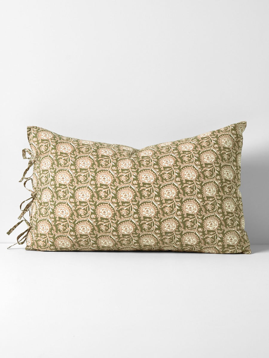 Jaipur Standard Pillowcase in Olive