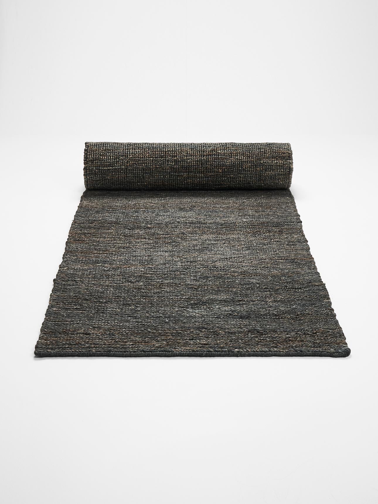 Coast Jute Hall Runner in Anthracite