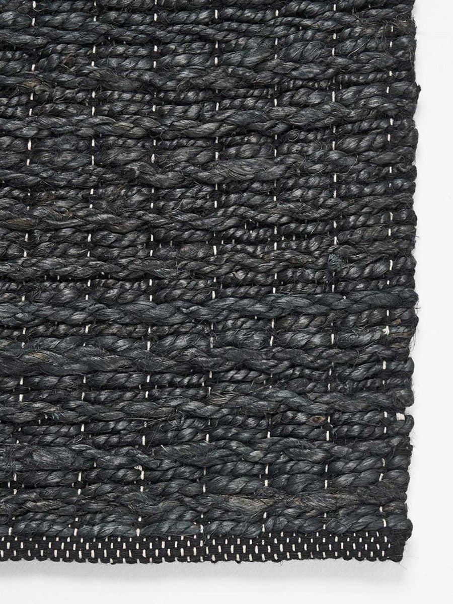 Drift Jute Hall Runner in Anthracite