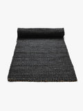 Jute Hall Runner in Black