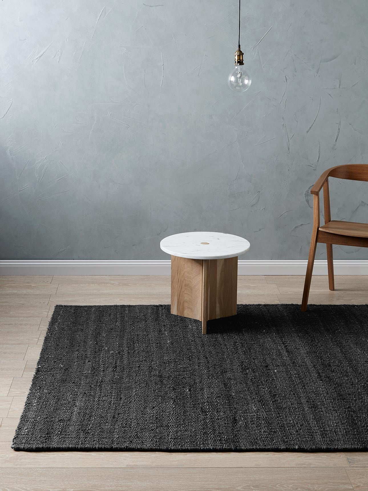 Jute Rug in Black