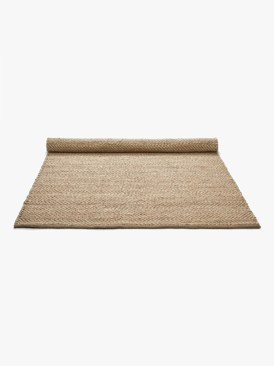 Herringbone Rug in Natural
