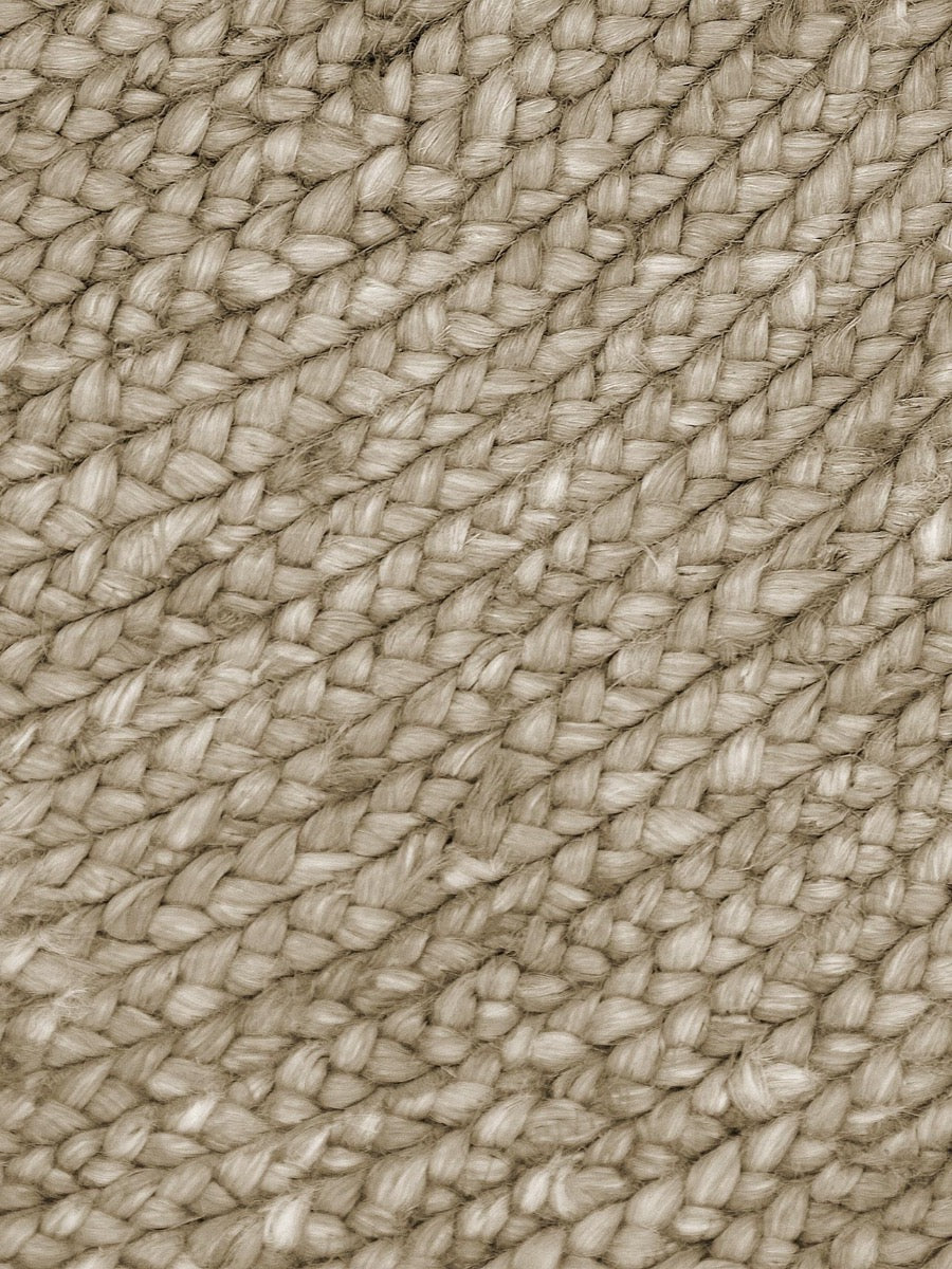 Jute Round Rug in Natural