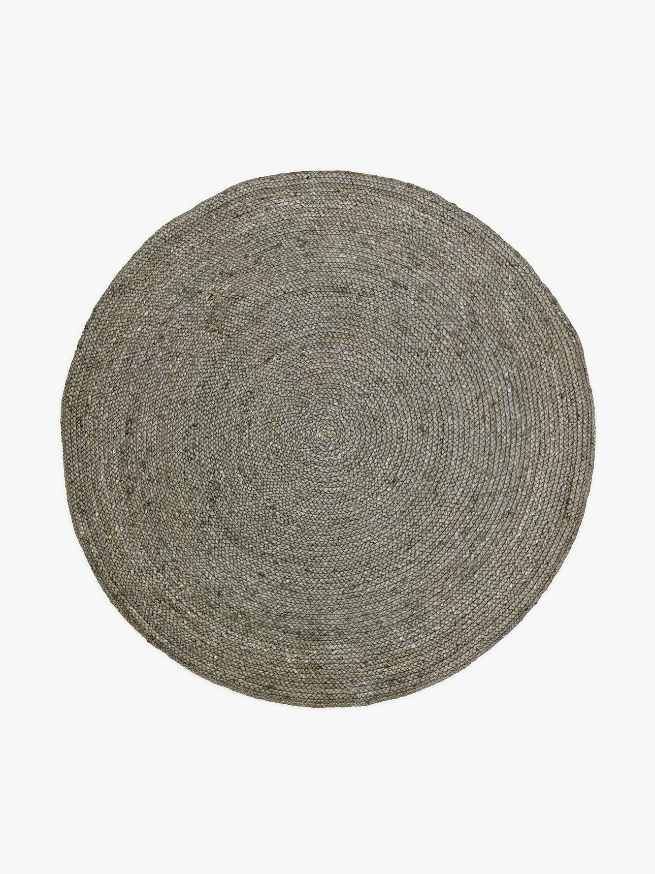 Jute Round Rug in Riverstone