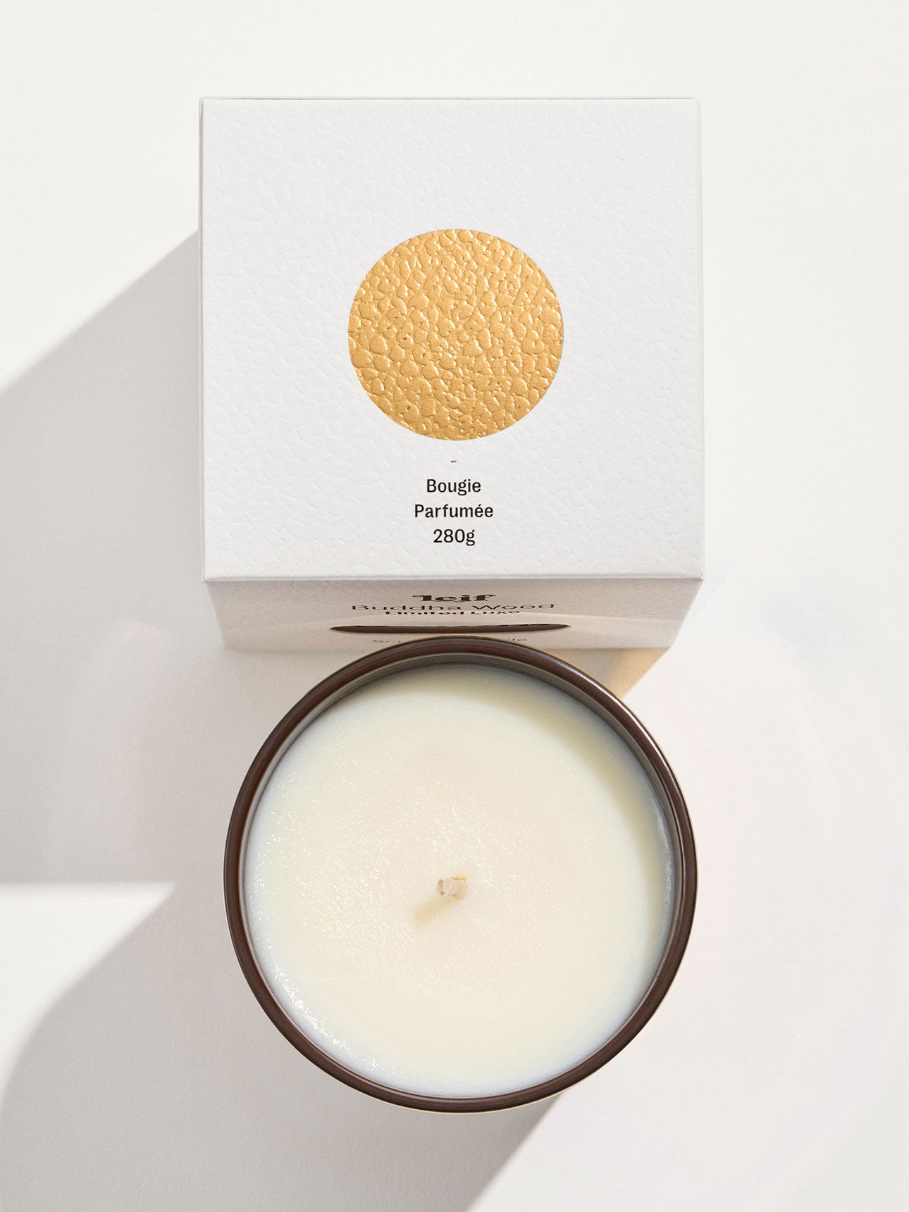 Limited Luxe Gold Buddha Wood Scented Candle
