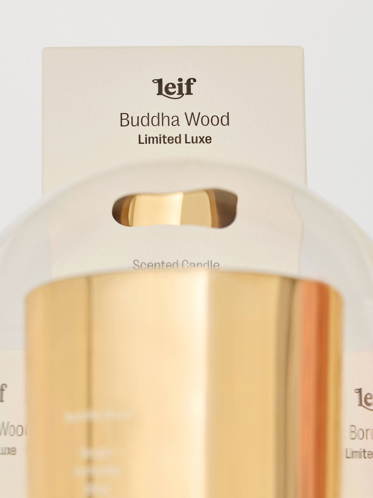 Limited Luxe Gold Buddha Wood Scented Candle