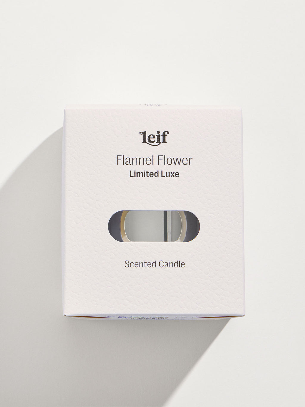Limited Luxe Silver Flannel Flower Scented Candle