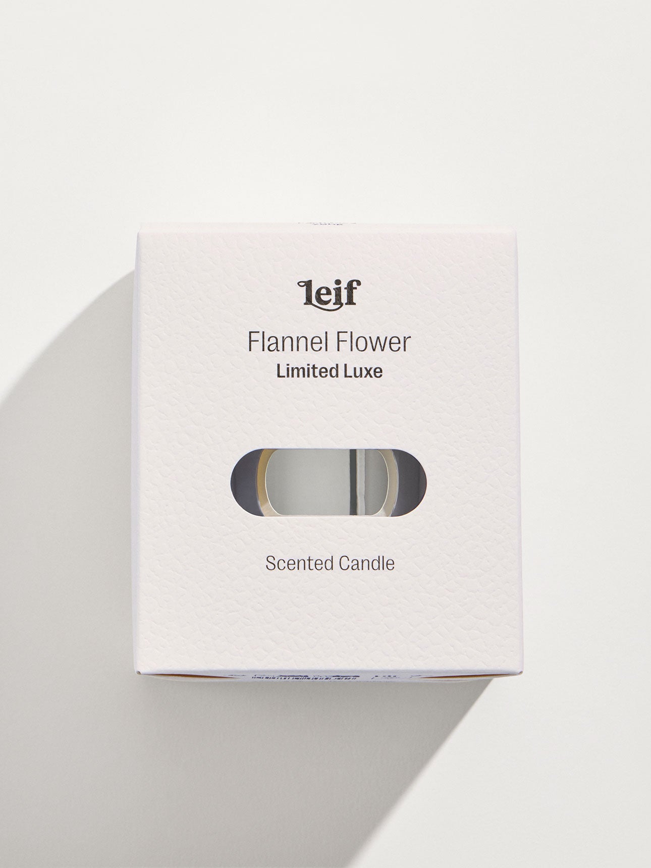 Limited Luxe Silver Flannel Flower Scented Candle