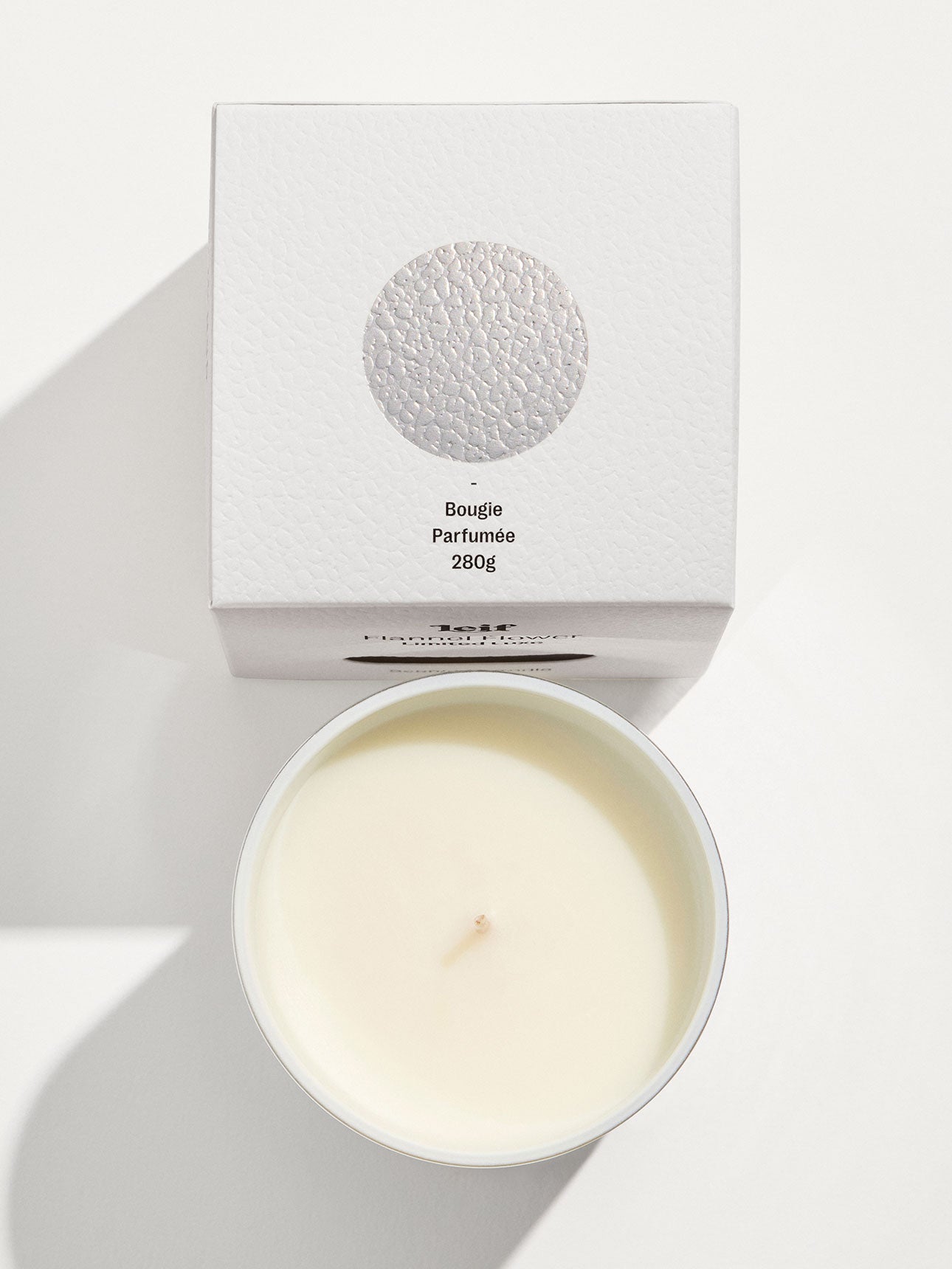 Limited Luxe Silver Flannel Flower Scented Candle