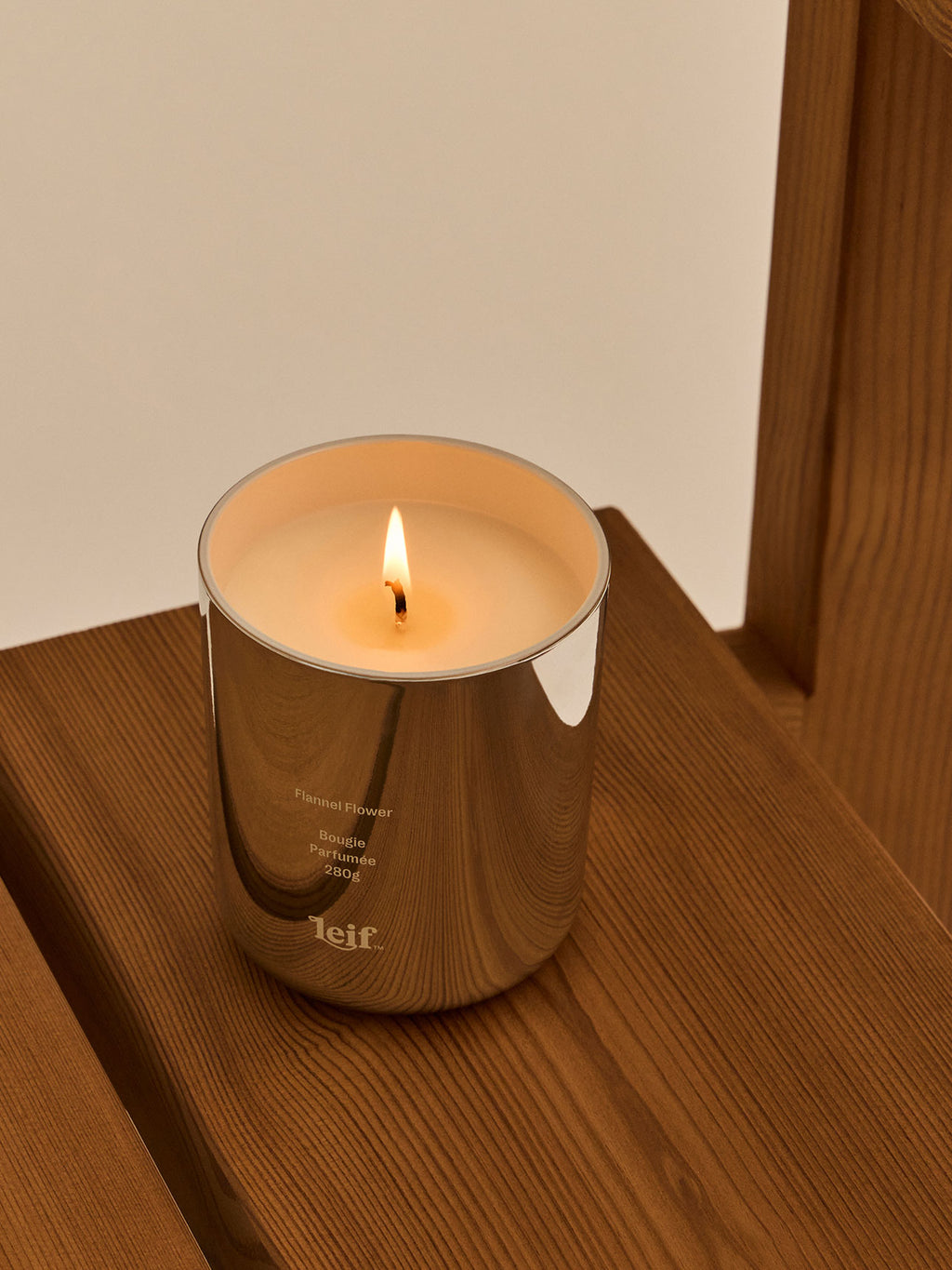 Limited Luxe Silver Flannel Flower Scented Candle
