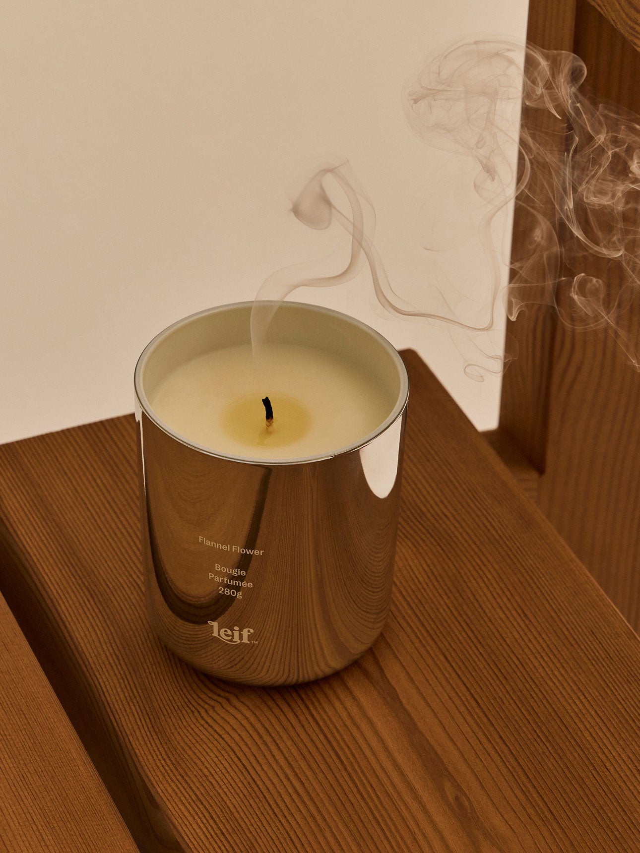 Limited Luxe Silver Flannel Flower Scented Candle