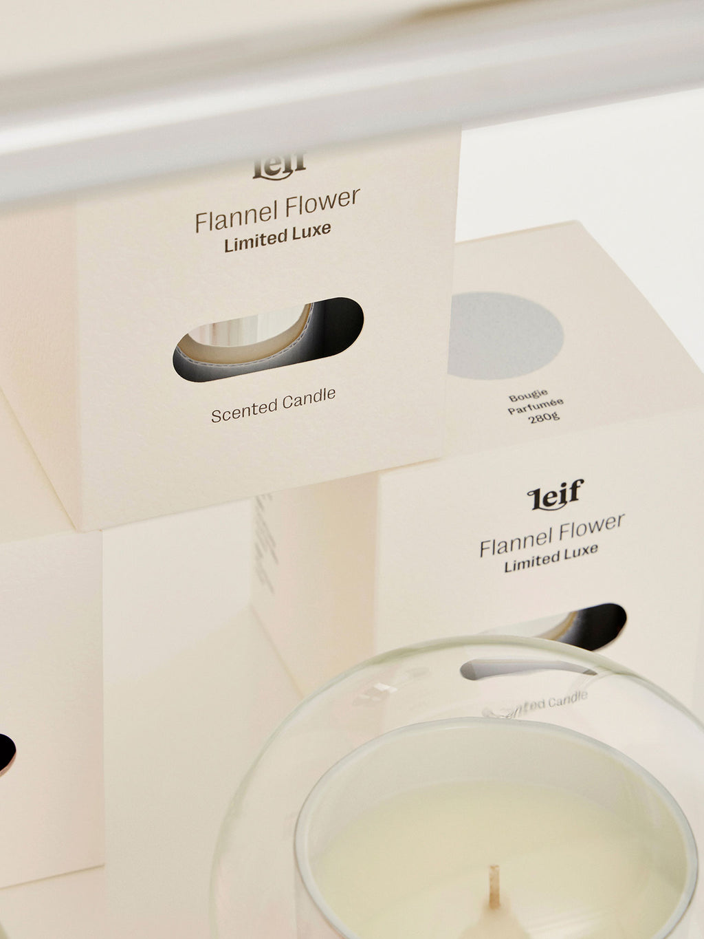Limited Luxe Silver Flannel Flower Scented Candle