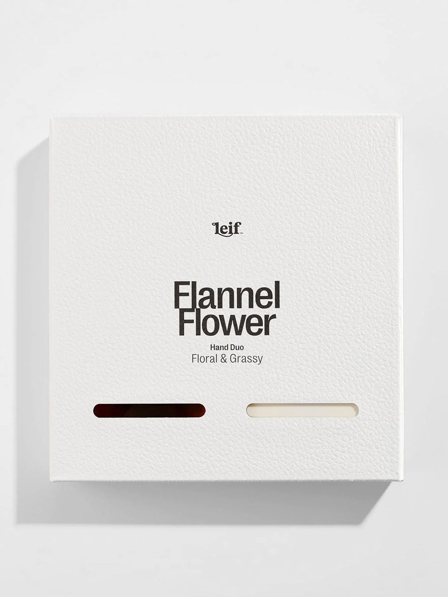 Flannel Flower Hand Duo Set - Large
