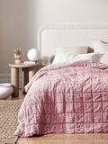 Luxury Velvet Coverlet in Orchid